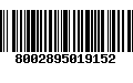 Código de Barras 8002895019152