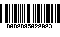 Código de Barras 8002895022923
