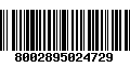 Código de Barras 8002895024729