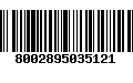 Código de Barras 8002895035121