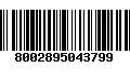 Código de Barras 8002895043799