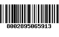 Código de Barras 8002895065913