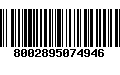 Código de Barras 8002895074946