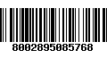 Código de Barras 8002895085768