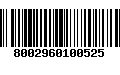 Código de Barras 8002960100525