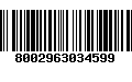 Código de Barras 8002963034599