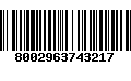 Código de Barras 8002963743217