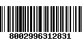 Código de Barras 8002996312831