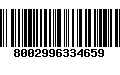 Código de Barras 8002996334659