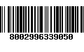 Código de Barras 8002996339050