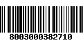 Código de Barras 8003000382710