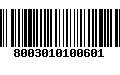 Código de Barras 8003010100601