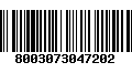 Código de Barras 8003073047202