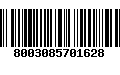 Código de Barras 8003085701628