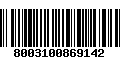 Código de Barras 8003100869142