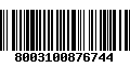 Código de Barras 8003100876744