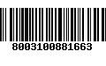 Código de Barras 8003100881663