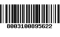 Código de Barras 8003100895622