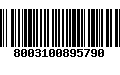 Código de Barras 8003100895790