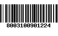 Código de Barras 8003100901224