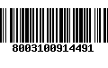 Código de Barras 8003100914491