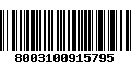 Código de Barras 8003100915795