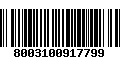 Código de Barras 8003100917799