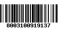 Código de Barras 8003100919137