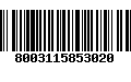 Código de Barras 8003115853020