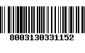 Código de Barras 8003130331152