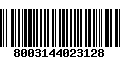 Código de Barras 8003144023128