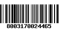 Código de Barras 8003170024465