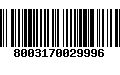 Código de Barras 8003170029996