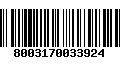 Código de Barras 8003170033924