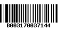 Código de Barras 8003170037144