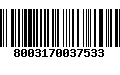 Código de Barras 8003170037533