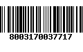 Código de Barras 8003170037717