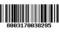 Código de Barras 8003170038295