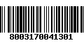 Código de Barras 8003170041301