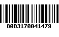 Código de Barras 8003170041479