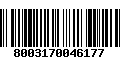 Código de Barras 8003170046177