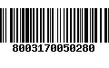 Código de Barras 8003170050280