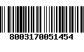 Código de Barras 8003170051454