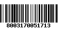 Código de Barras 8003170051713