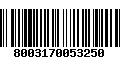 Código de Barras 8003170053250