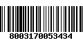 Código de Barras 8003170053434