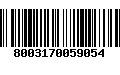 Código de Barras 8003170059054