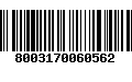 Código de Barras 8003170060562