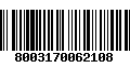 Código de Barras 8003170062108