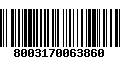 Código de Barras 8003170063860